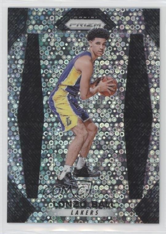 2017-18 Panini Prizm Fast Break Prizm Lonzo Ball #289 hs9