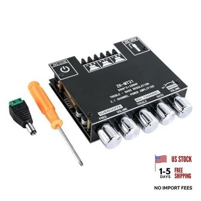 2.1 Channel Bluetooth Audio Power Amplifier Board 50W×2+100W with ZK-MT21