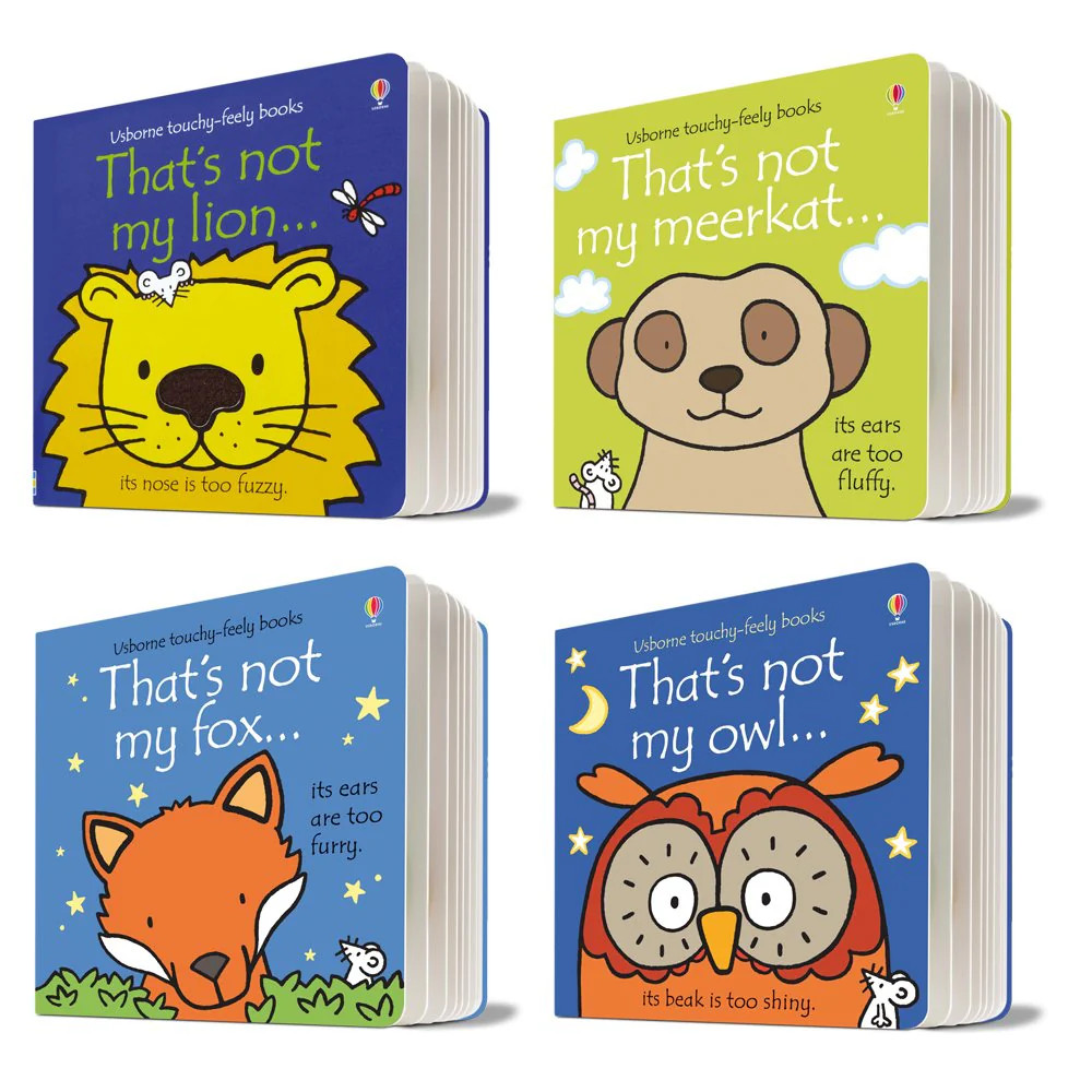 Thats Not My 4 Book Collection Set,(Thats Not My Lion, Thats Not My Meerkat,  |