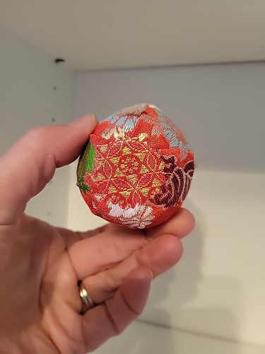 Vintage handgefertigte Kimekomi Hime Daruma japanische Hochzeit Geburt Puppe Geschenk Glück SIEHE - Bild 11 von 14