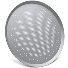 Beasea 16" Non-stick Perforated Pizza Pan Tray for Oven, Crispy Crust