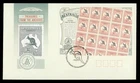 DR WHO 2004 AUSTRALIA FDC KANGAROO S/S $5 R80325