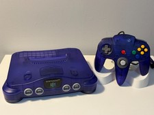 Grape Purple Nintendo 64 Pal Console N64 Funtastic with Controller & stand