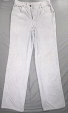 Vintage Yves Saint Laurent Pants Mens 31 Gray Corduroy Casual 5 Pocket