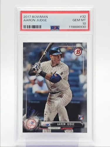 AARON JUDGE 2017 BOWMAN ROOKIE BASEBALL YANKEES RC PSA 10 Q0004
