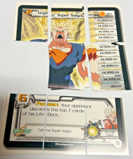Dragon Ball Z Score CCG TCG Vegito Incomplete Puzzle Insert set