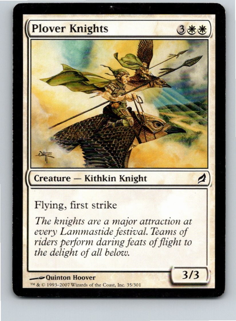Magic the Gathering Plover Knights Lorwyn MTG Free Shipping!
