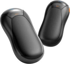 Rechargeable Hand Warmers 2 Pack - 8000Mah, Instant Heating, 3 Heat Levels