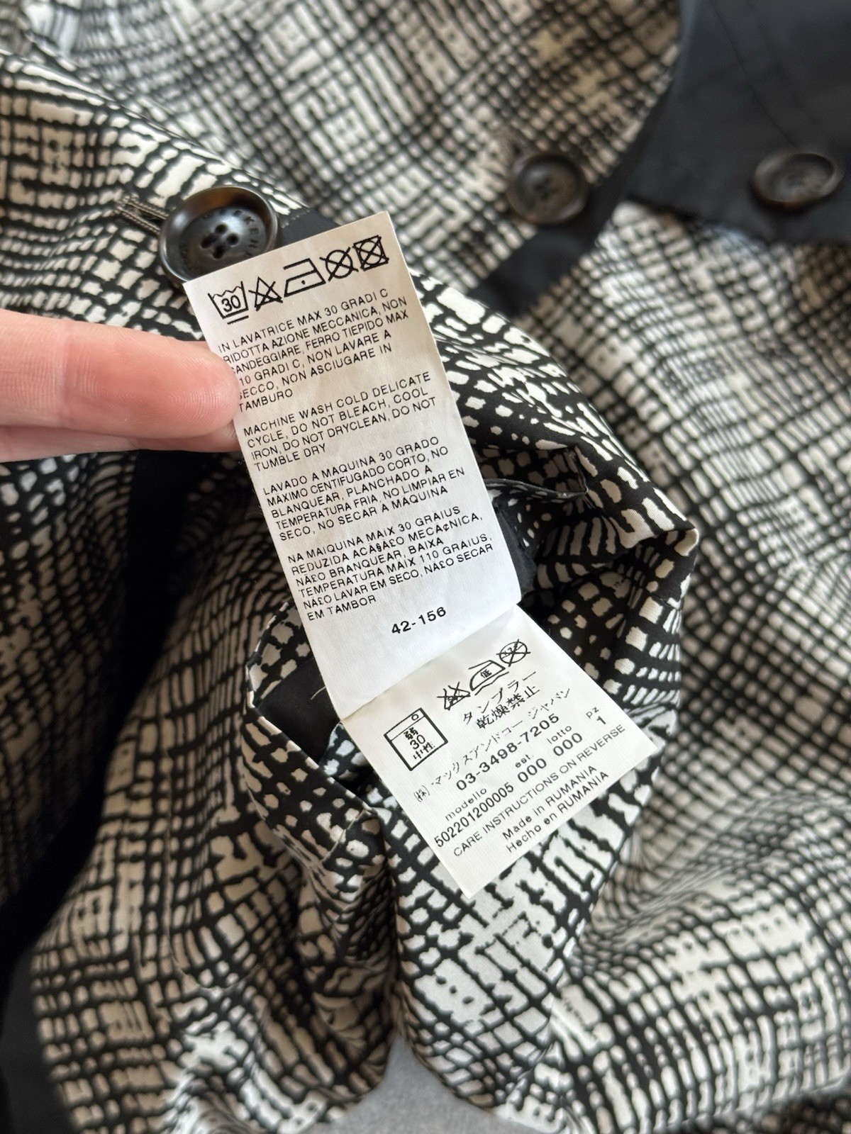 Weekend Max Mara Reversible Light Jacket Blazer B… - image 6