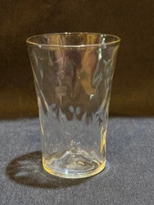 3" JUDEL Opticrystal Diamond Optic Cordial Juice Glass Mint Condition 3"