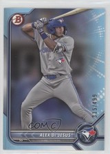 2022 Bowman Draft Sky Blue 315/499 Alex De Jesus #BD-147 0jm6