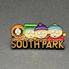 South Park Gang Comedy Central Kenny Cartman Stan Kyle Lapel Hat Pin