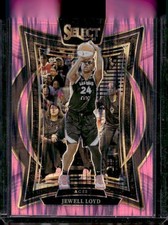 2025 Panini Select WNBA #72 Jewell Loyd Pink Flash Prizms