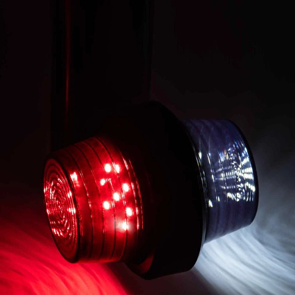 2x LED-Begrenzungsleuchte Umrissleuchte 12V 24V BLACK EDITION LKW Anhänger IP68 - Bild 4 von 4