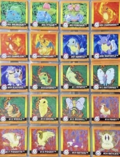 YOU CHOOSE! 1999 Nintendo Artbox Series 1 Pokemon Stickers Original PACK FRESH!