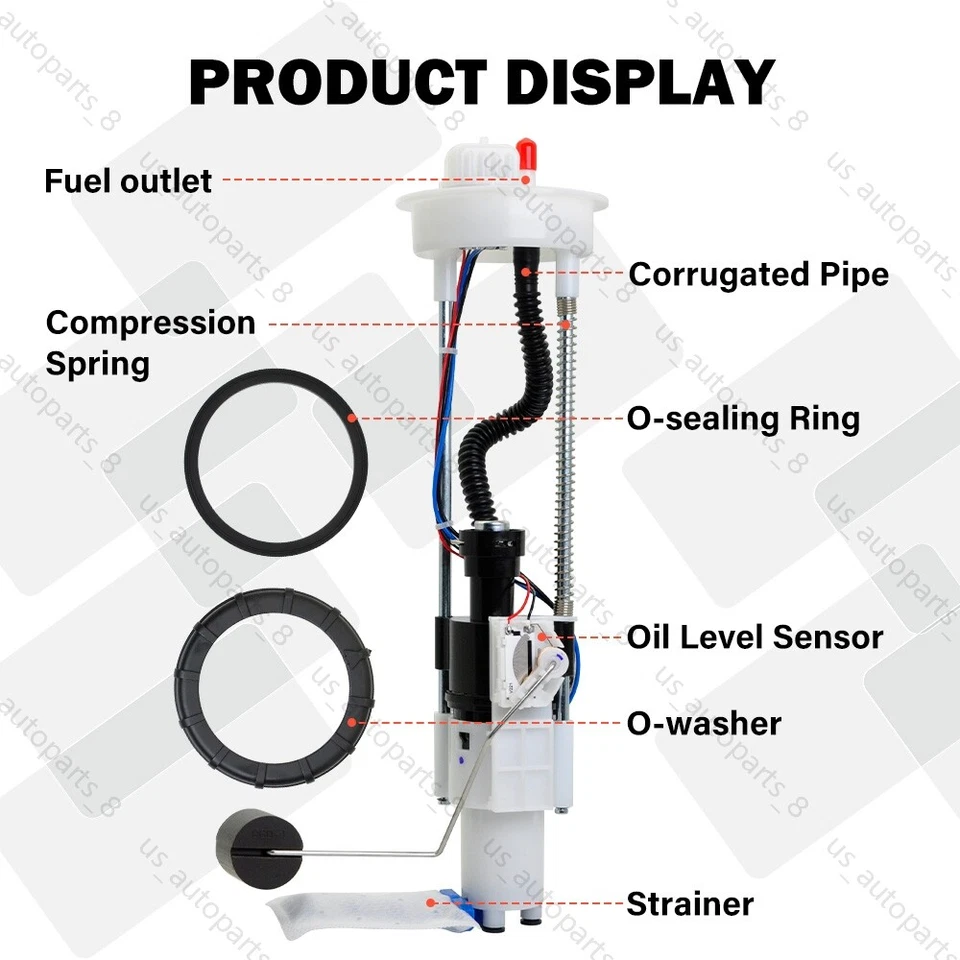 Fuel Pump Assembly 2208613 2204945 for Polaris Ranger 500 570 800 2013 2017 2020 - Image 2 of 4