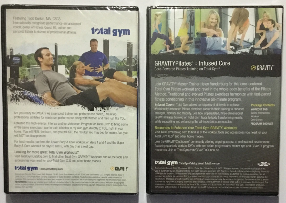 Total gym dvds sale
