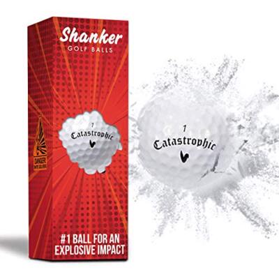 Shanker Golf explodierende Bälle - Streichbälle, die beim Aufprall explodieren - lustiger Witz