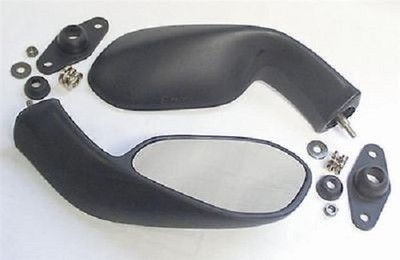Spiegel Paar für Aprilia RSV 1000 Mille E-geprüft schwarz re + li  1998-2003 NEU