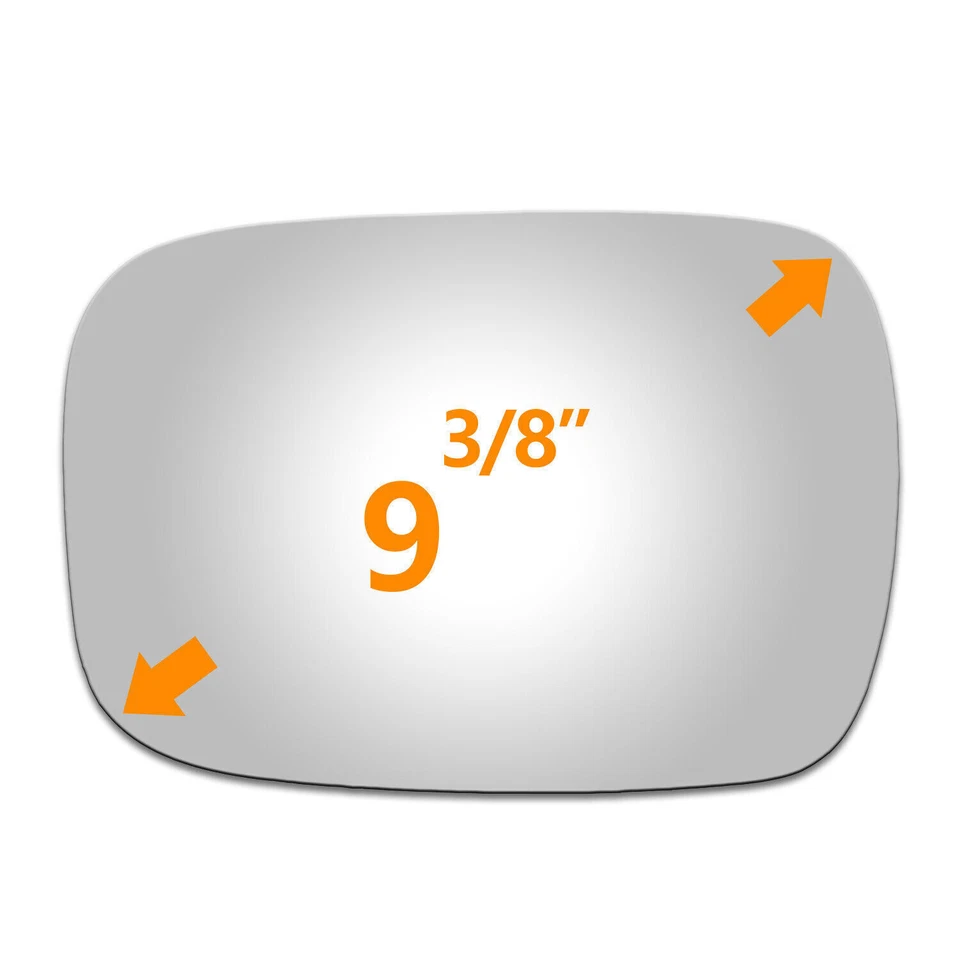 Vidro espelhado para 1975-1986 Chevrolet C30 K20 passageiro lado direito destro 2216 - Imagem 3 de 4