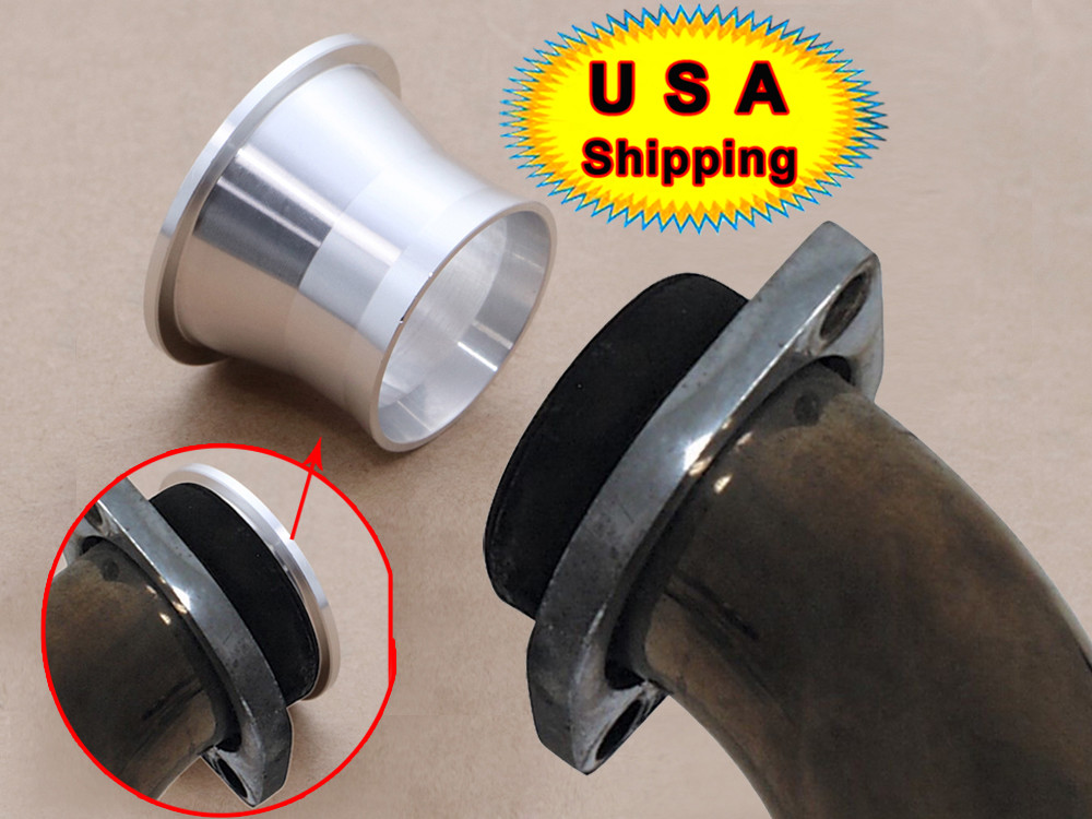 Exhaust Port Torque Cones For Harley Sportster 883 & 1200 - Drag Pipe Power Cones, Improves Performance & Sound