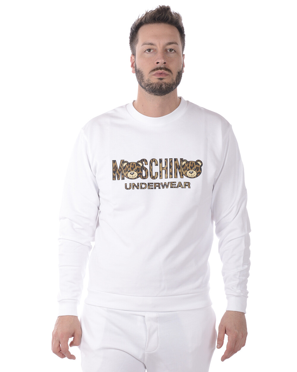 Moschino Underwear Толстовка с капюшоном Мужская белая A1707 8129 1 Sz XXL ДЕЛАЕТ ПРЕДЛОЖЕНИЕ 43390₽