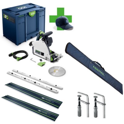 Festool Tauchsäge TS 60 KEBQ-Plus 100Y +2x FS 1400/2 +FSV/2 +FS-BAG +FSZ 120 2X