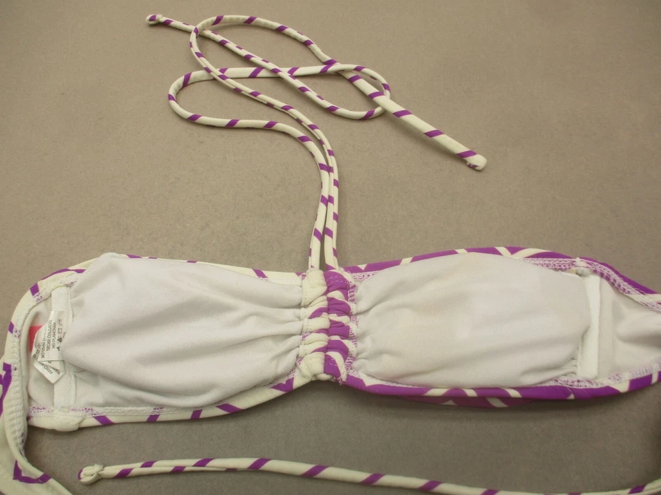 Top de bikini OP talla M (7-9) para mujer junior forrado inalámbrico cierre trasero/soporte 8J Foto 4 de 4