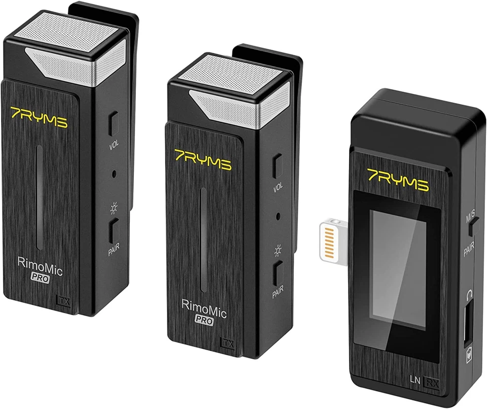 7RYMS RimoMic Pro UC 2.4G Dual Channel Lav Microphone for Smartphone Laptop - Image 2 of 4