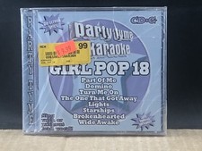 Party Tyme Karaoke Girl Pop 18 Sealed CD, MULTIPLE CD'S SHIP FREE