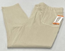 32 Degrees Heat Women's Pockets Button Pants, Tan, Size XXL
