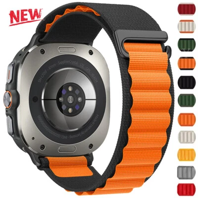 Alpine Loop Strap for Samsung Galaxy Watch Ultra2/Ultra 47mm Nylon Band Bracelet