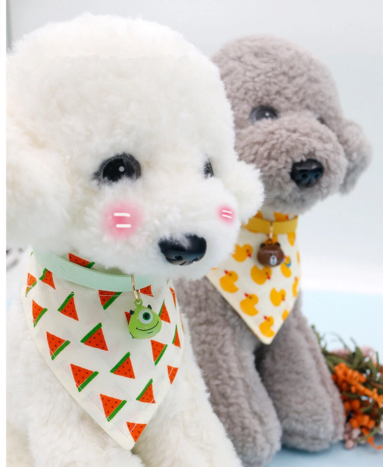 Pet Neckerchief Bib Puppy Bandana Cute Triangle Scarf Tie Clearance Sale - Image 3 of 4