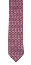 John W. Nordstrom Mens Multicolor Geometric Silk Tie L17831