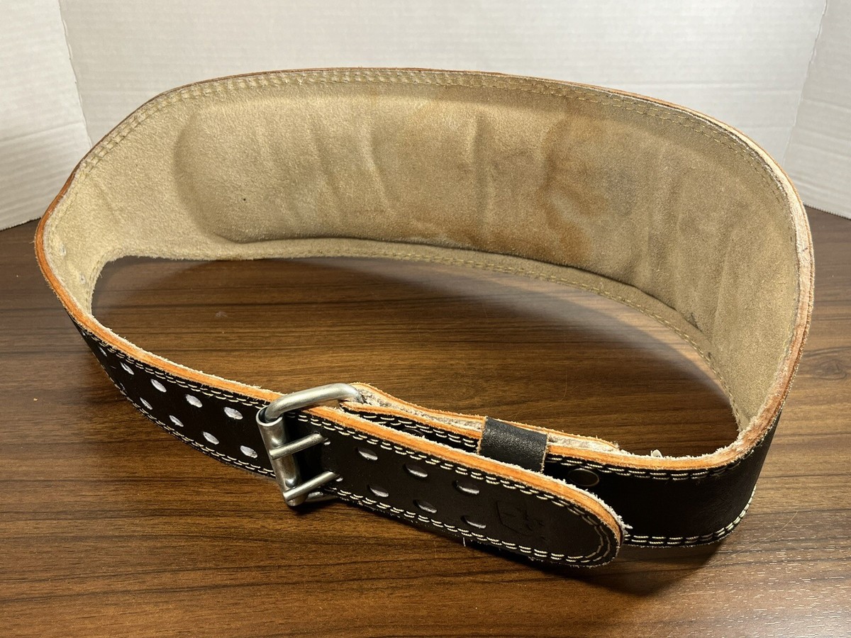 Ceinture D'haltérophilie Harbinger Rembourrée 6 Pouces, Cuir Noir, Occasion
