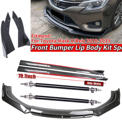 For Toyota Mark X Reiz Front Rear Bumper Lip +78.7