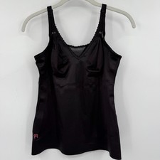 Ruby Ribbon Women  s Firm Compression Shapewear Camisole 36 Black Smooth Tank