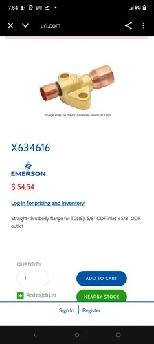Emerson XB-119HC-1B, Power assembly for TCL(E), TJLE, TJRE, R22, R407C