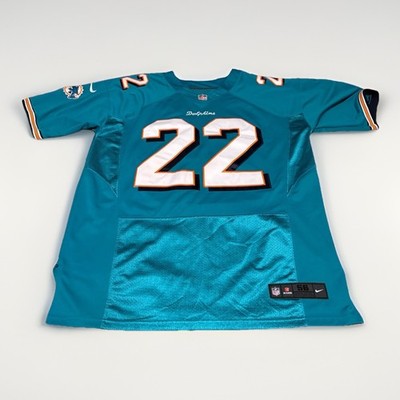 Nike NFL Miami Dolphins Reggie Bush 22 Teal Football Jersey Mens