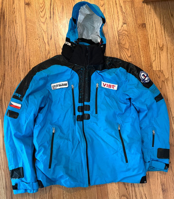 Vist Czech Republic National Ski Team Jacket Patches Size XL Nylon - WORN READ