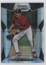 2019 Panini Prizm Draft Picks Hyper Prizm 8/75 Logan Wyatt #36 y0i