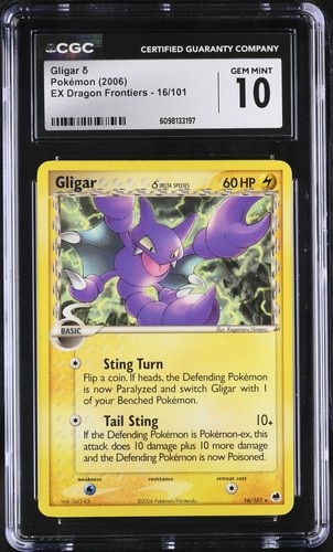 Gligar δ graded CGC 10 for sale on eBay
