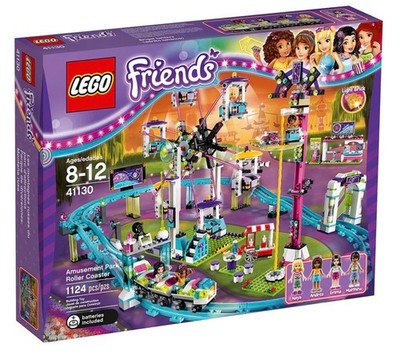 LEGO FRIENDS 41130 Amusement Park Roller Coaster NEW SEALED Rare Retired 1124pc