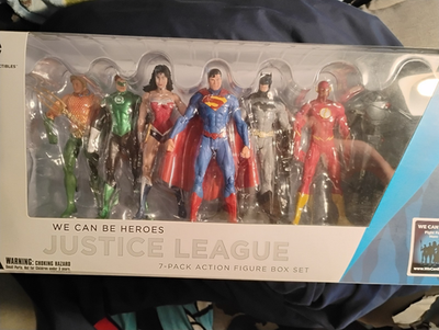 JUSTICE LEAGUE WE CAN BE HEROES 7-Pack Action Figure Set DC