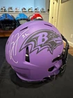 Ray Lewis Autographed Baltimore Ravens Full Size Rave Authentic Helmet Beckett