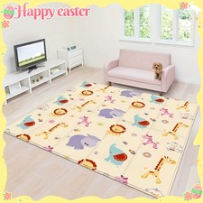 Baby Play Mat Foam Foldable Waterproof 78 Inch with Carrying Travel Bag Toddler