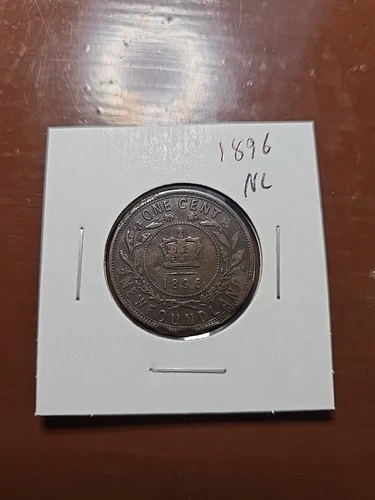 1896 Newfoundland Large Cent — photo from another recent sale
