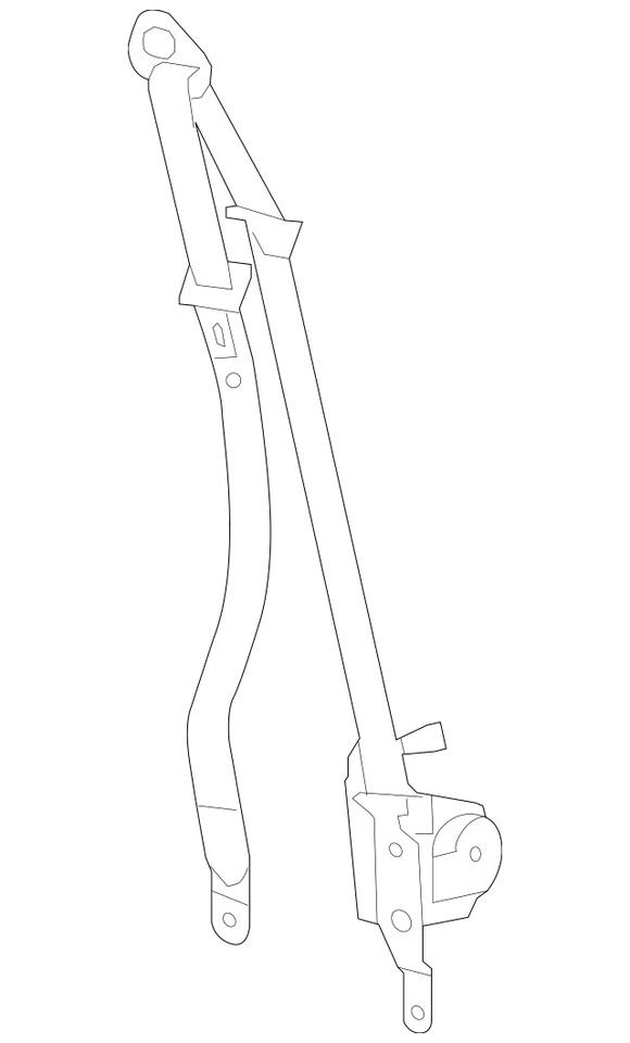 Cinturón de seguridad delantero izquierdo genuino GM Chevrolet Impala 2009-2012 con retractor 19259190 Foto 3 de 4