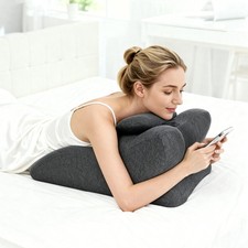 Ergonomic Spinal Posture Support  Multi-Functional Bed Pillow