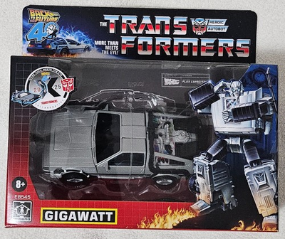 #ad #ad Hasbro Transformers Back to the Future 40th Anniversary Gigawatt BTTF $35.97